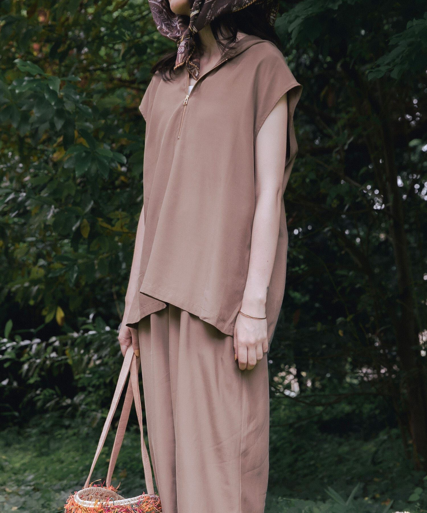 URBAN RESEARCH「キュプラレーヨンフーディトップス」|Tシャツ・カットソー|