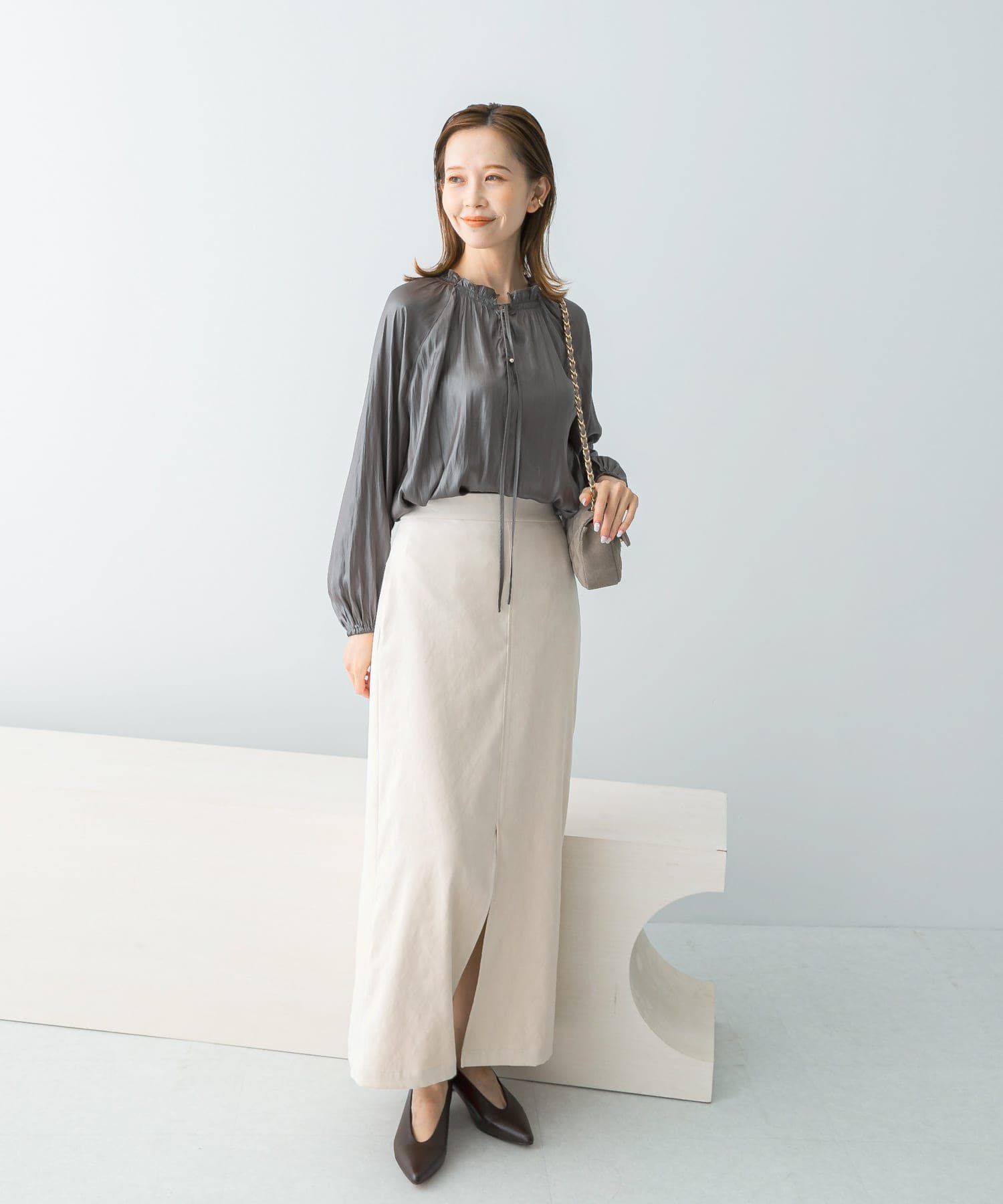 URBAN RESEARCH ROSSO「ピーチタッチストレートスカート」|スカート|