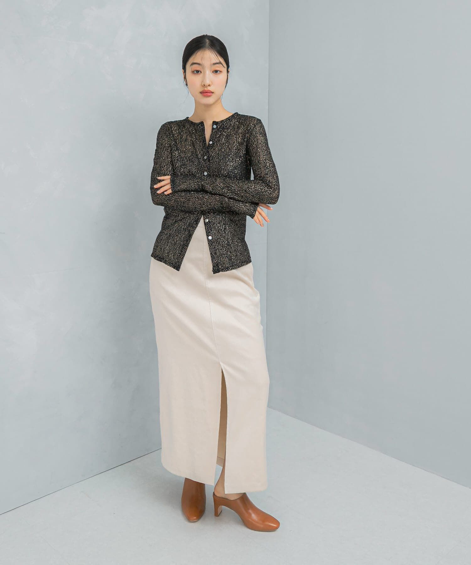 URBAN RESEARCH ROSSO「ピーチタッチストレートスカート」|スカート|