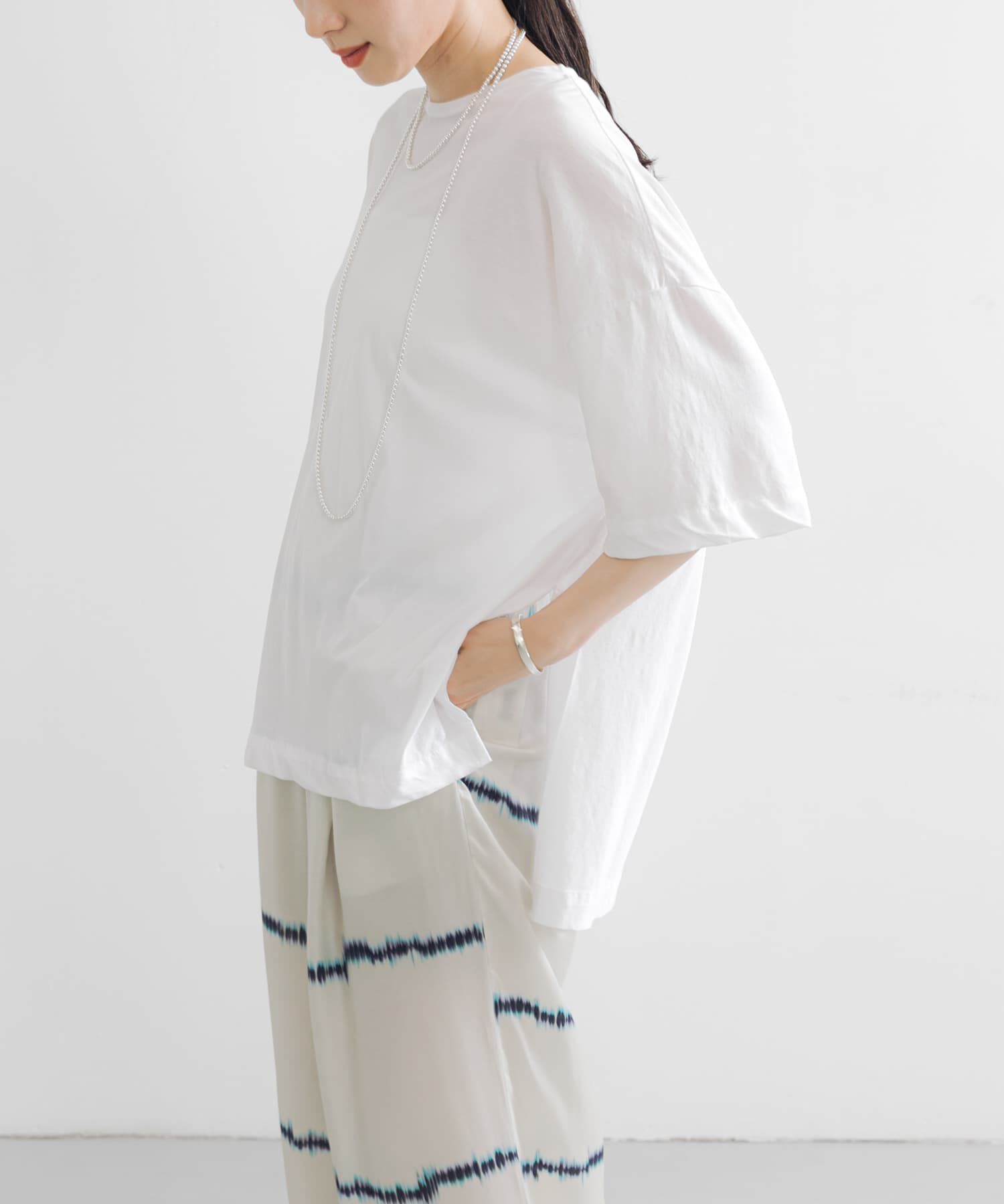 URBAN RESEARCH「強撚天竺LOOSE Tシャツ」|Tシャツ・カットソー|