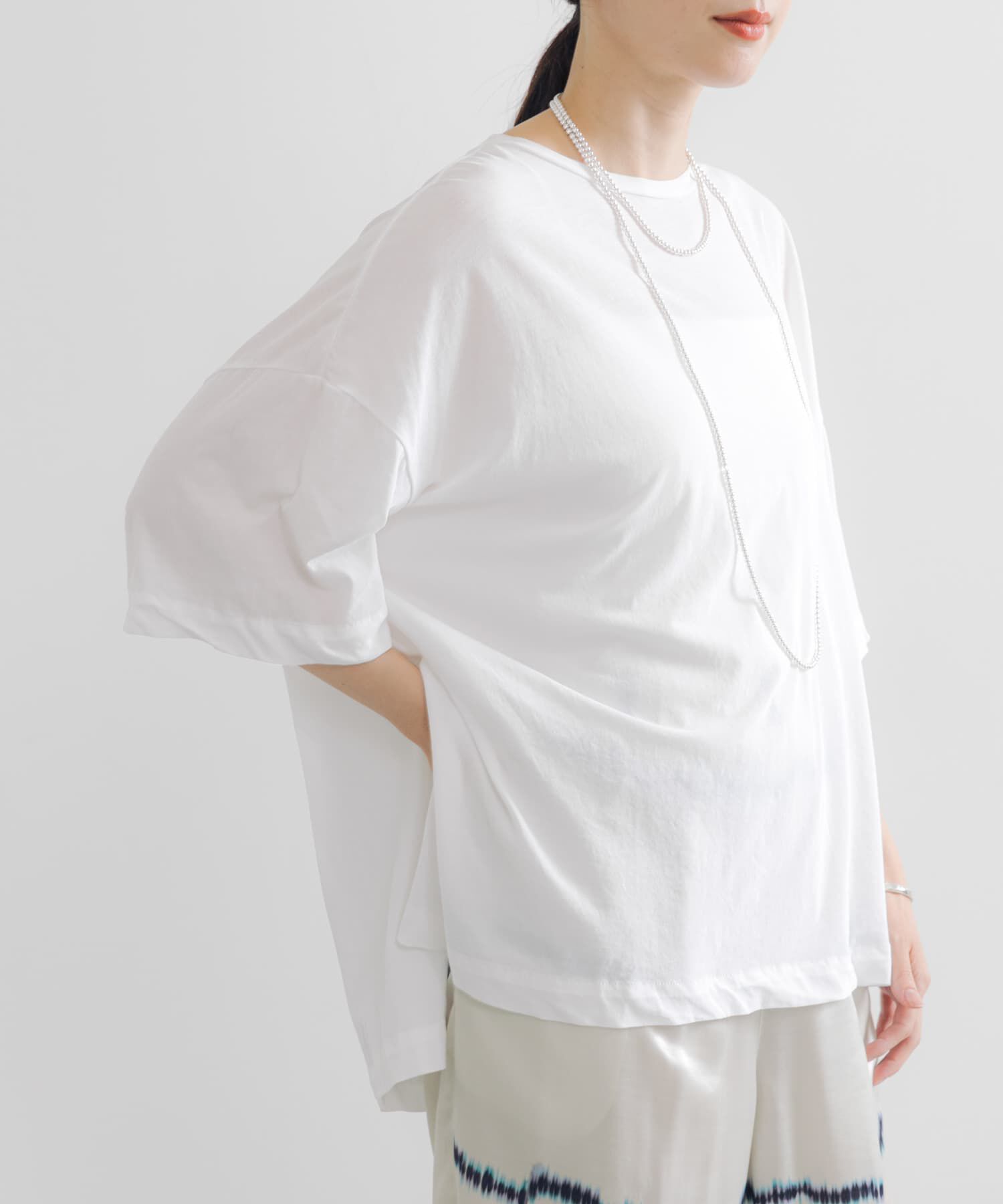 URBAN RESEARCH「強撚天竺LOOSE Tシャツ」|Tシャツ・カットソー|