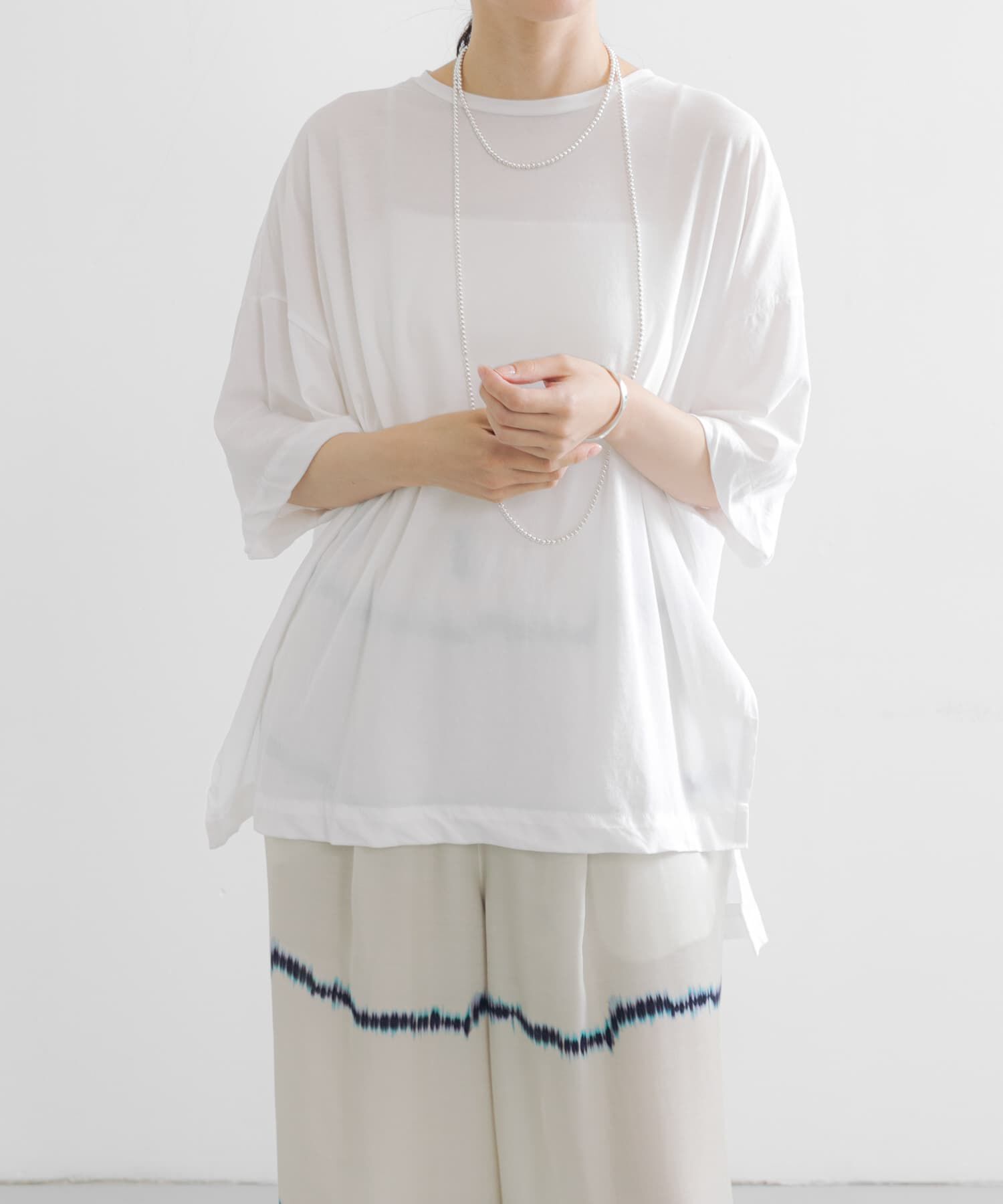 URBAN RESEARCH「強撚天竺LOOSE Tシャツ」|Tシャツ・カットソー|