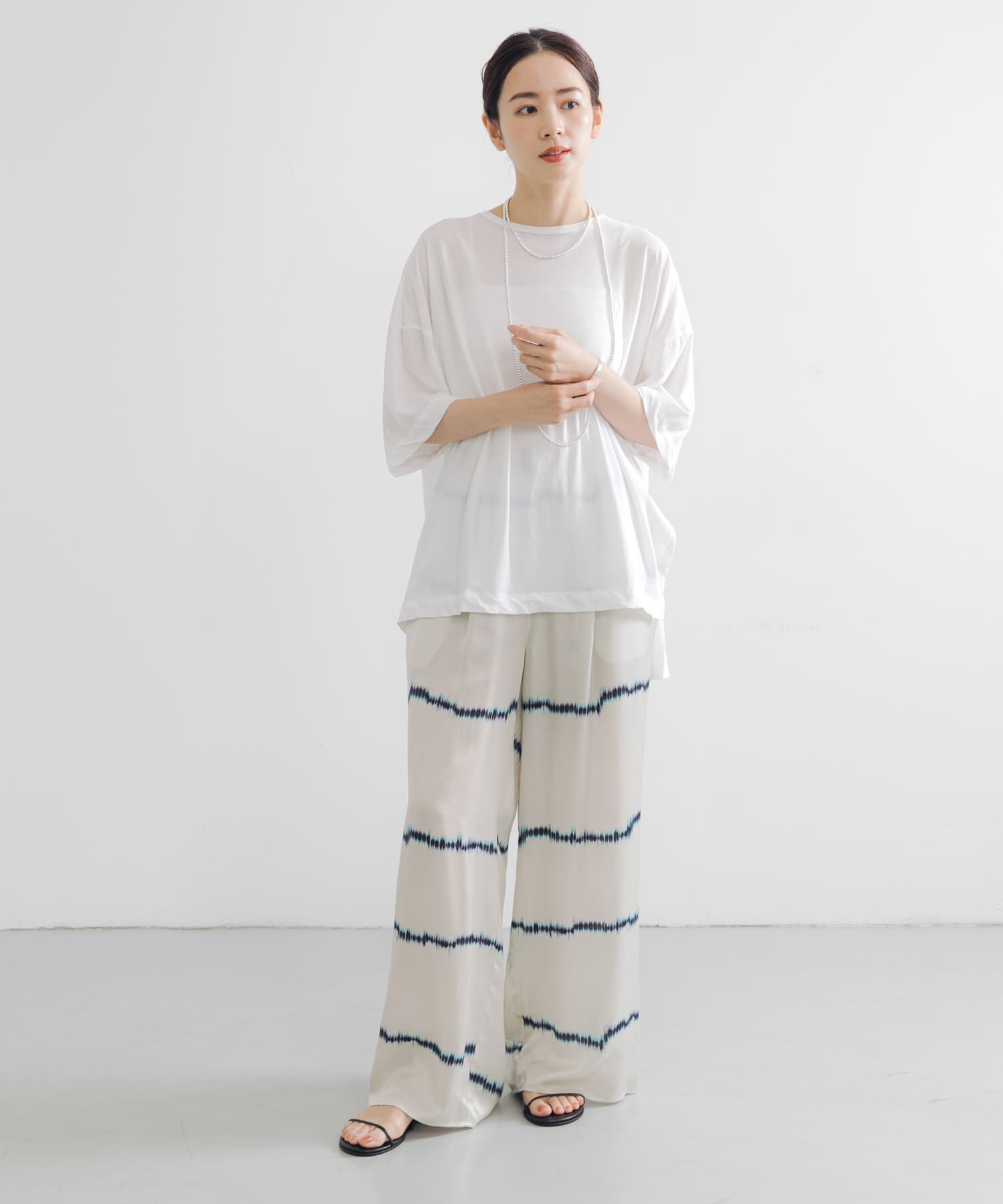 URBAN RESEARCH「強撚天竺LOOSE Tシャツ」|Tシャツ・カットソー|