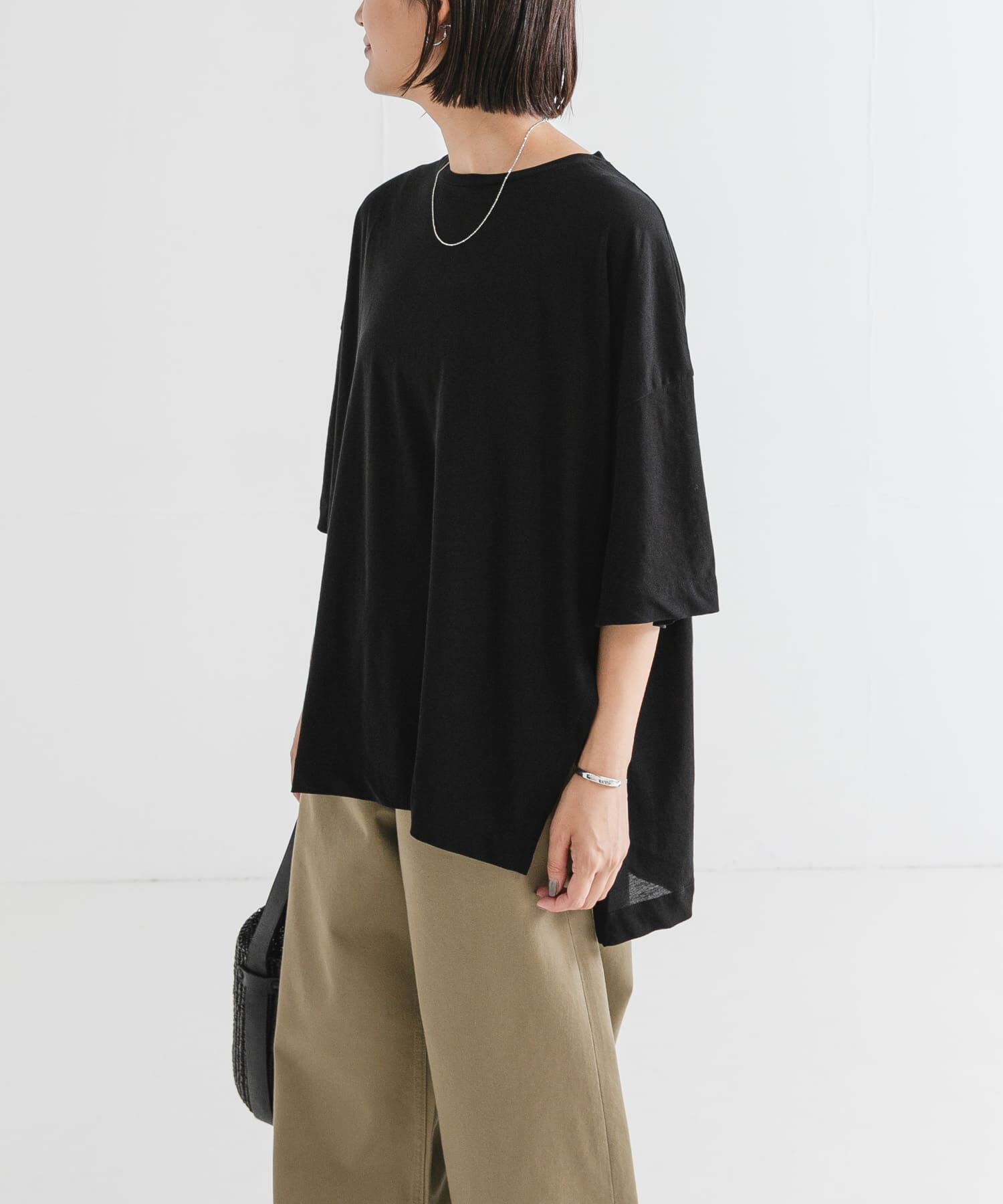 URBAN RESEARCH「強撚天竺LOOSE Tシャツ」|Tシャツ・カットソー|