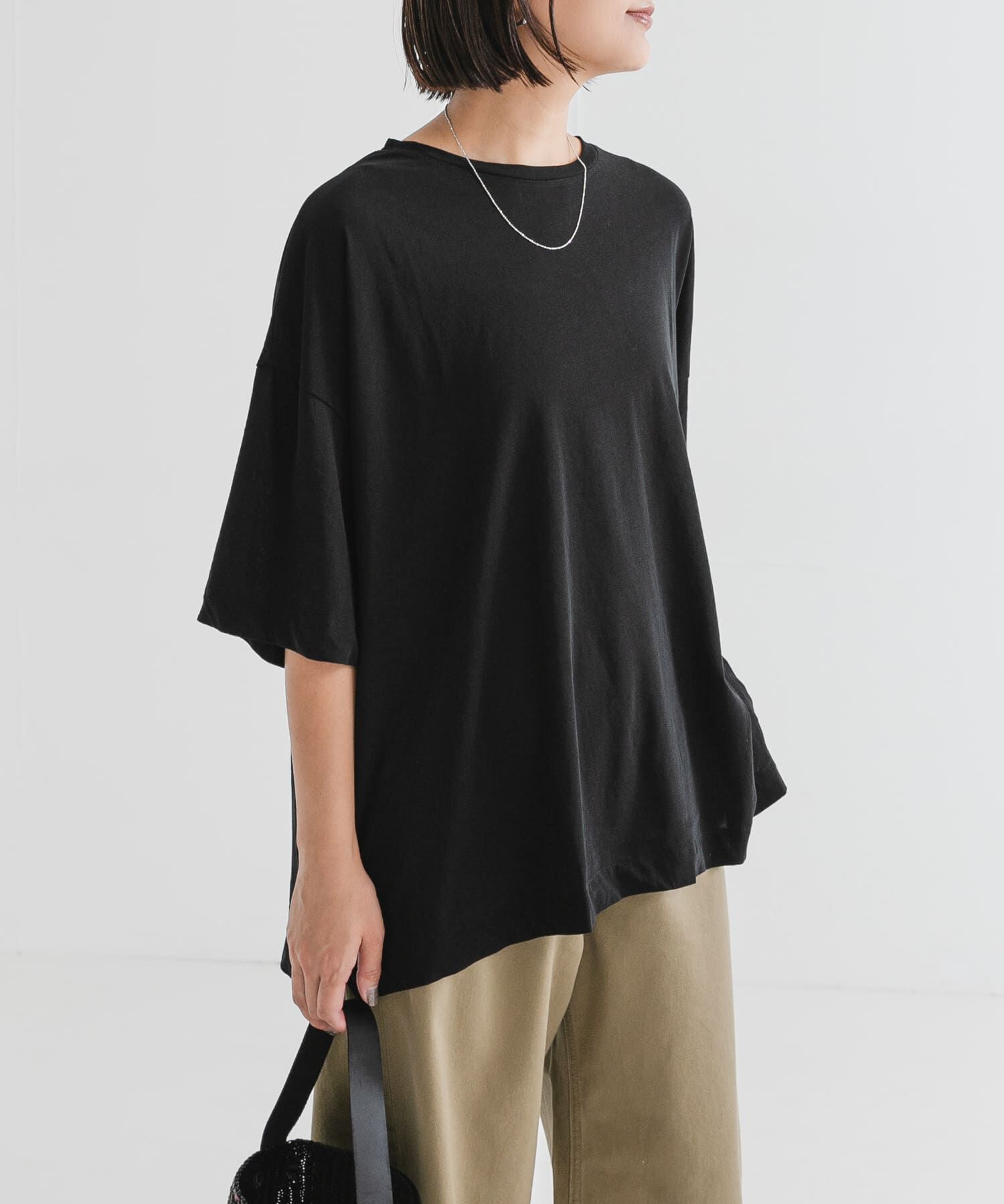 URBAN RESEARCH「強撚天竺LOOSE Tシャツ」|Tシャツ・カットソー|