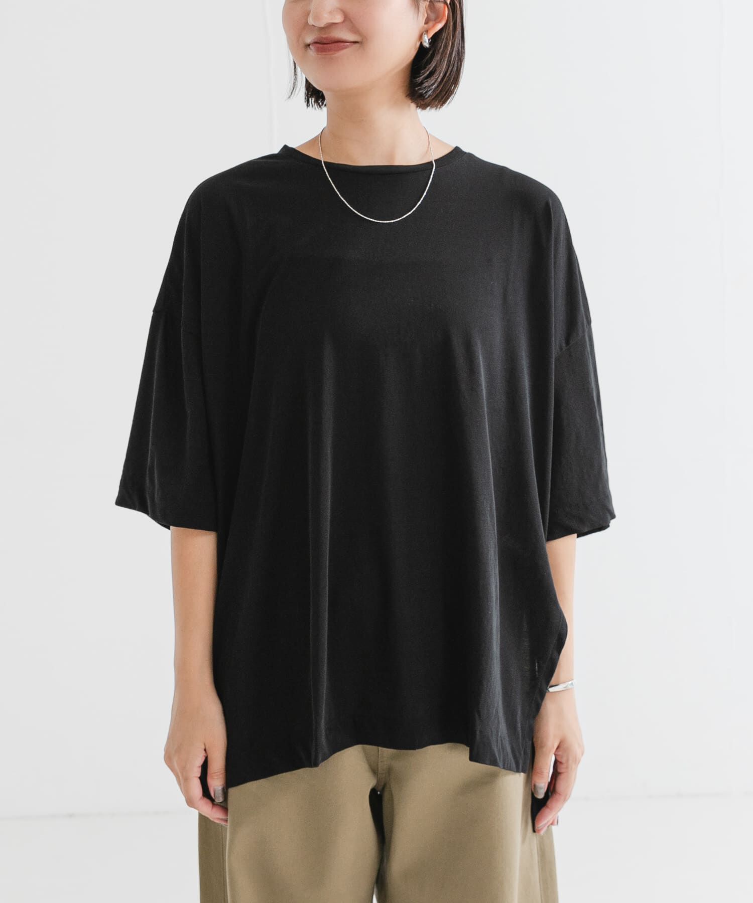 URBAN RESEARCH「強撚天竺LOOSE Tシャツ」|Tシャツ・カットソー|