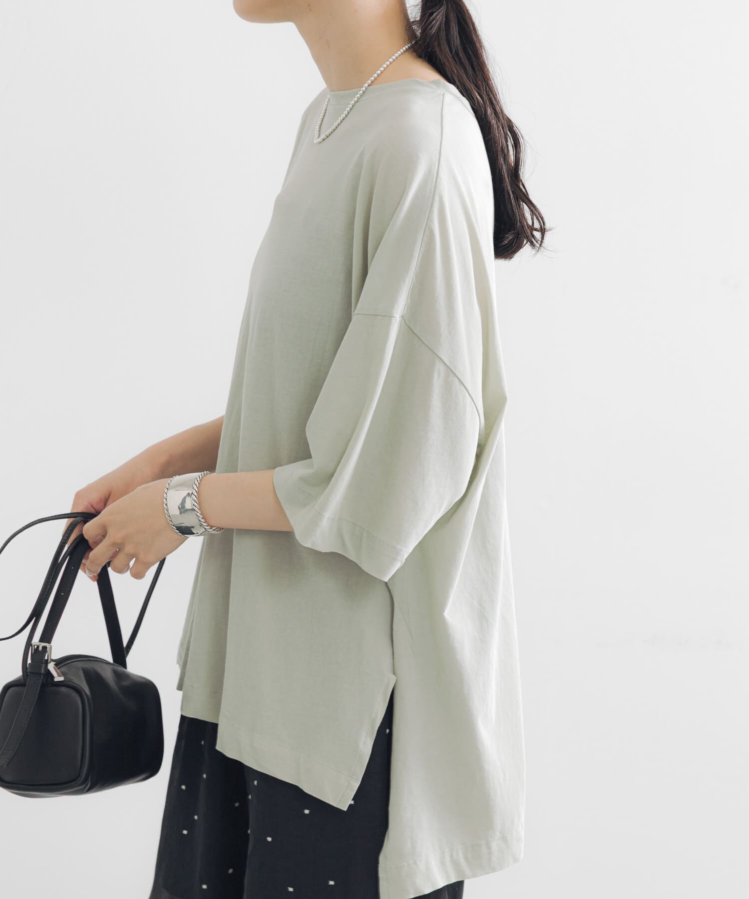 URBAN RESEARCH「強撚天竺LOOSE Tシャツ」|Tシャツ・カットソー|