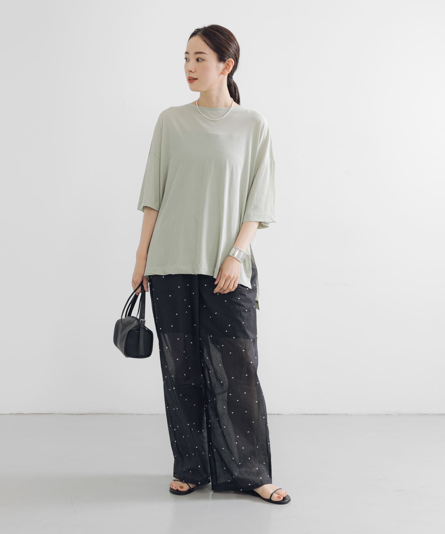 URBAN RESEARCH「強撚天竺LOOSE Tシャツ」|Tシャツ・カットソー|