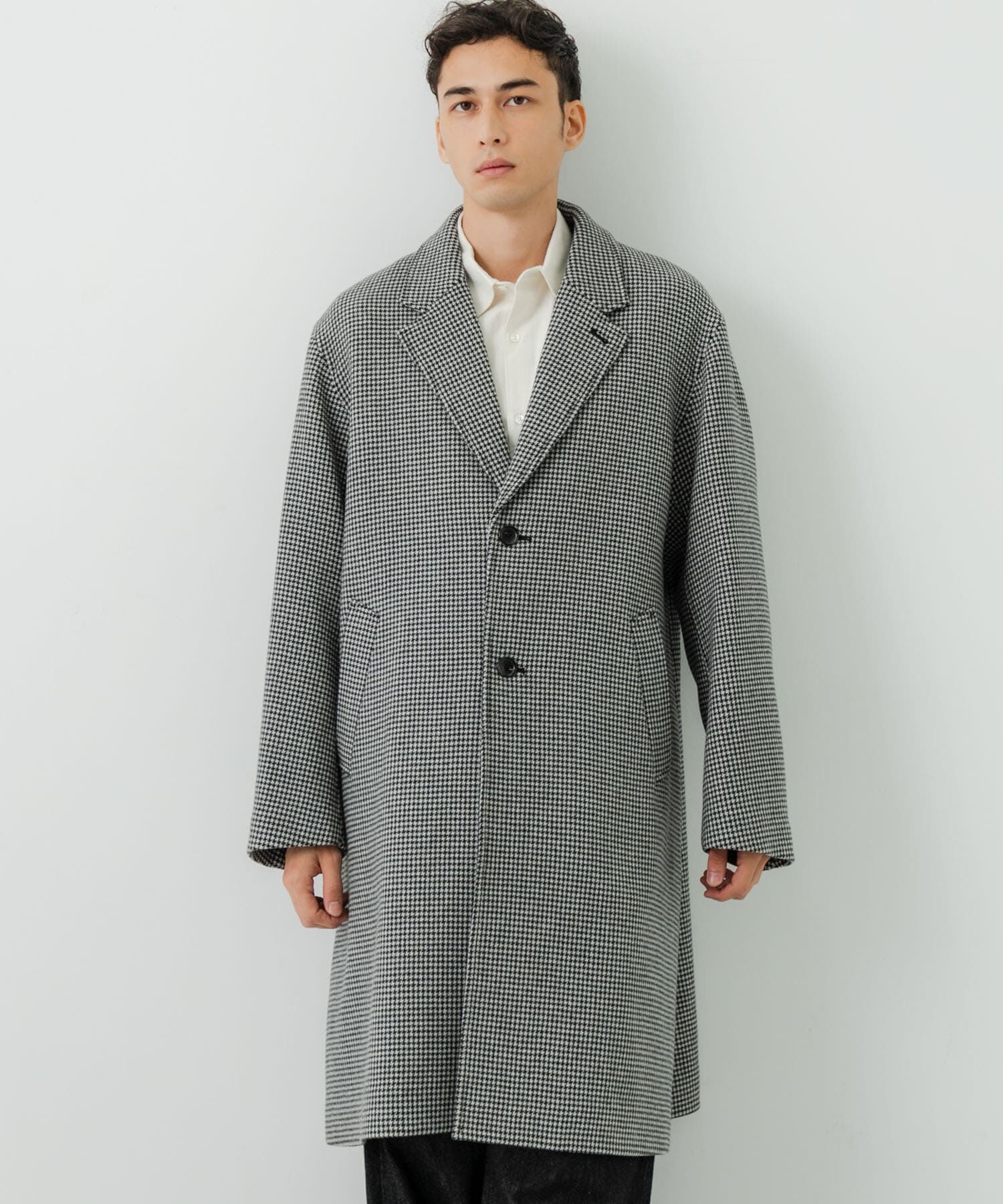 URBAN RESEARCH「WOOL OVER CHESTER COAT」|チェスターコート|