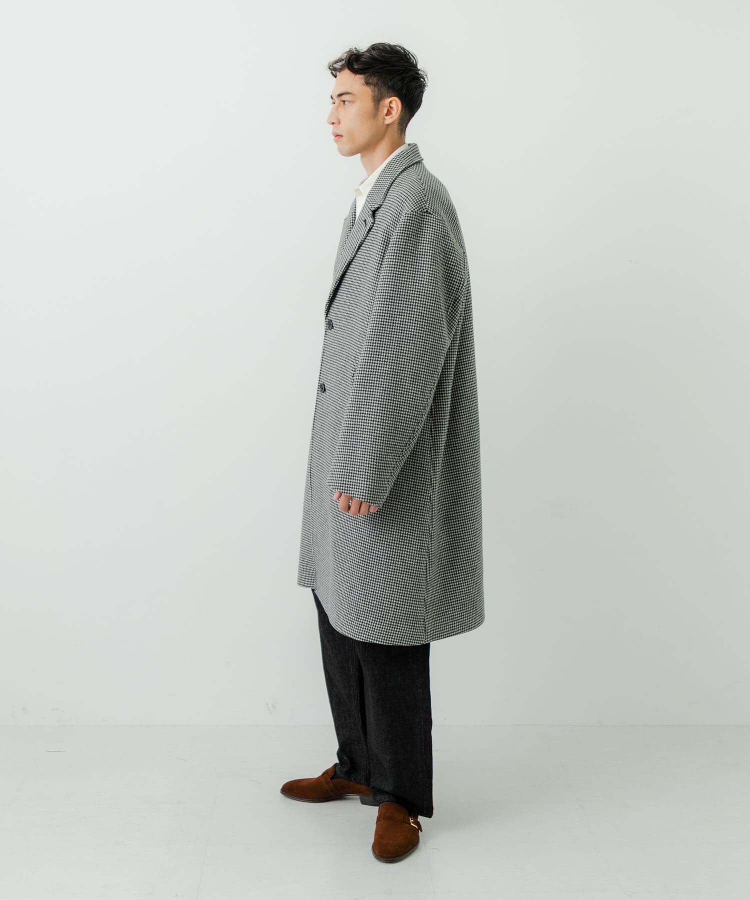 URBAN RESEARCH「WOOL OVER CHESTER COAT」|チェスターコート|