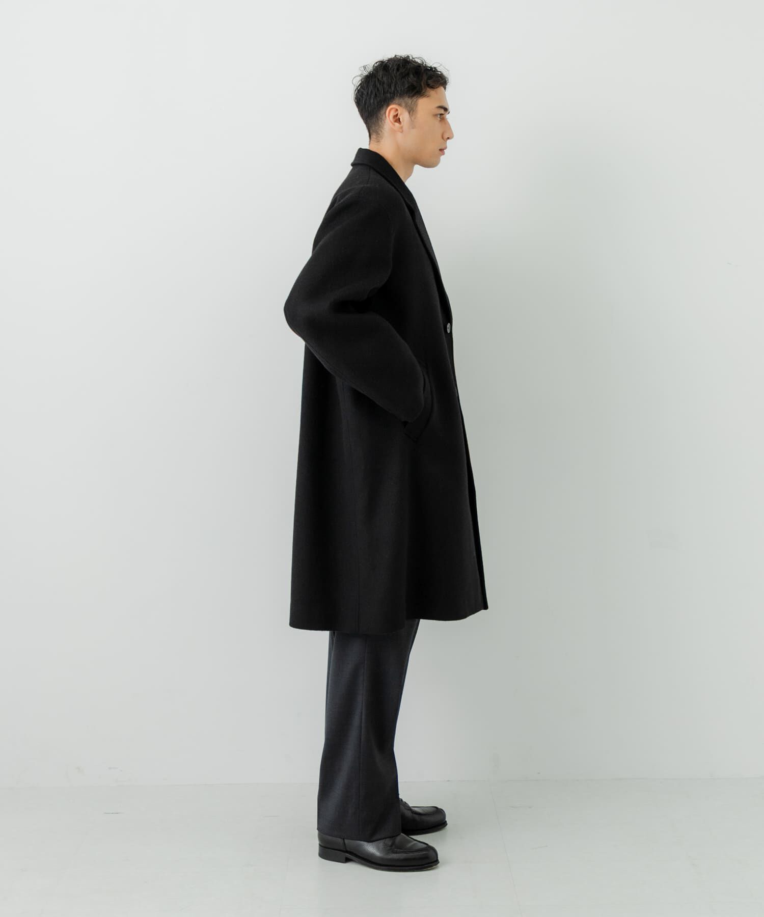 URBAN RESEARCH「WOOL OVER CHESTER COAT」|チェスターコート|