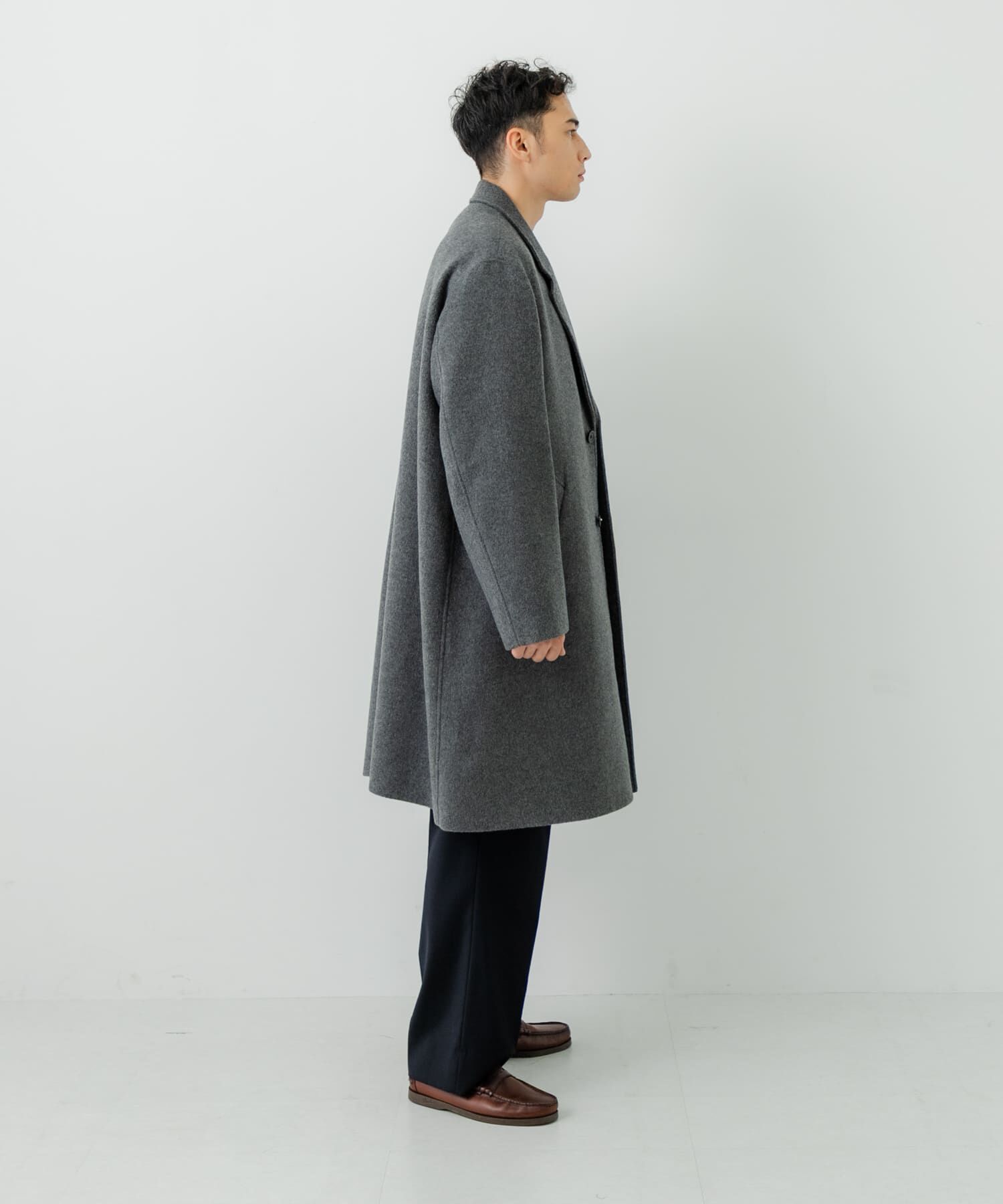 URBAN RESEARCH「WOOL OVER CHESTER COAT」|チェスターコート|