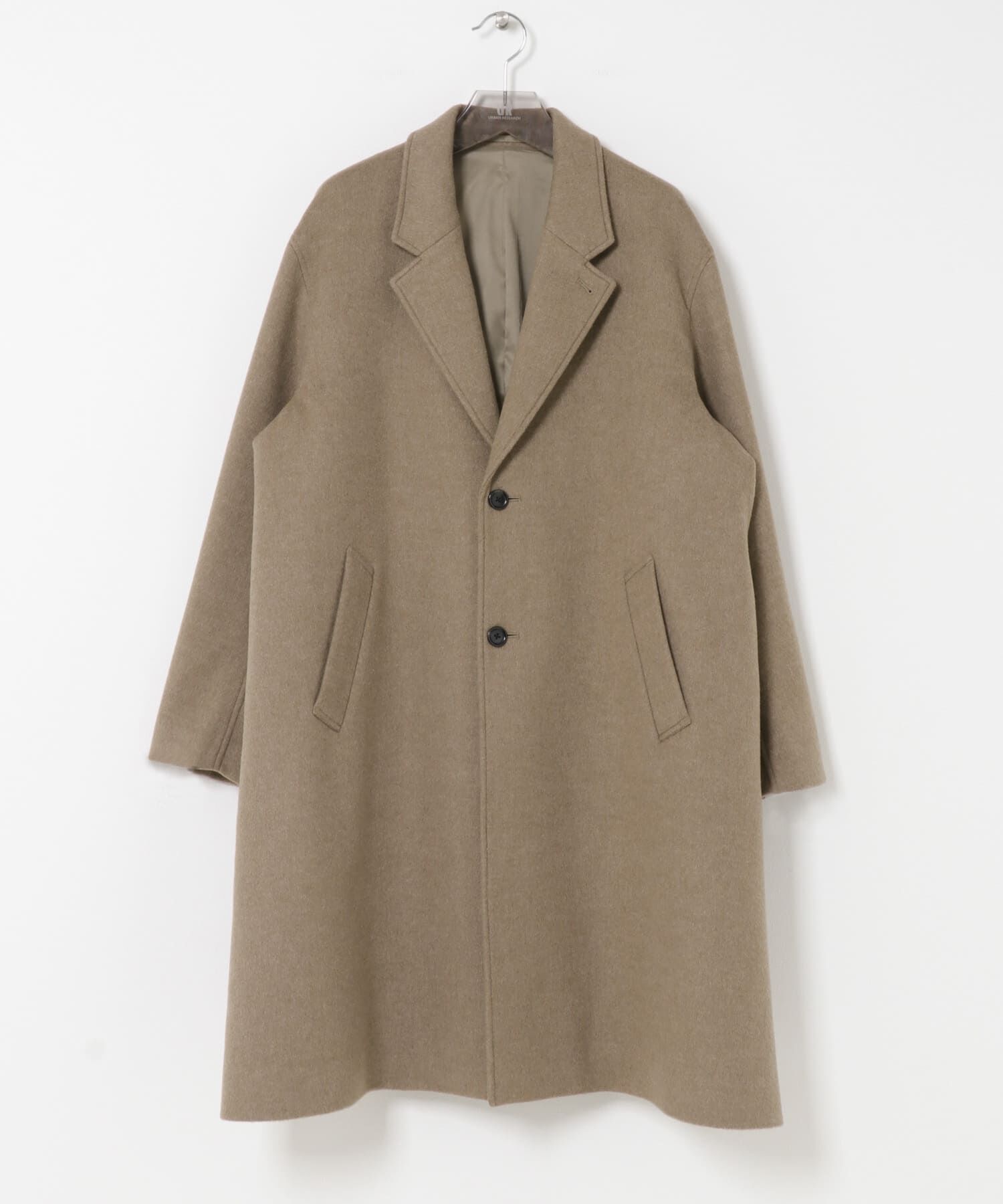 URBAN RESEARCH「WOOL OVER CHESTER COAT」|チェスターコート|