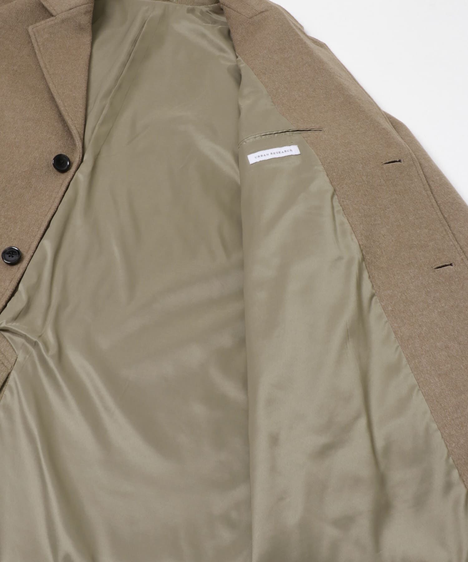 URBAN RESEARCH「WOOL OVER CHESTER COAT」|チェスターコート|