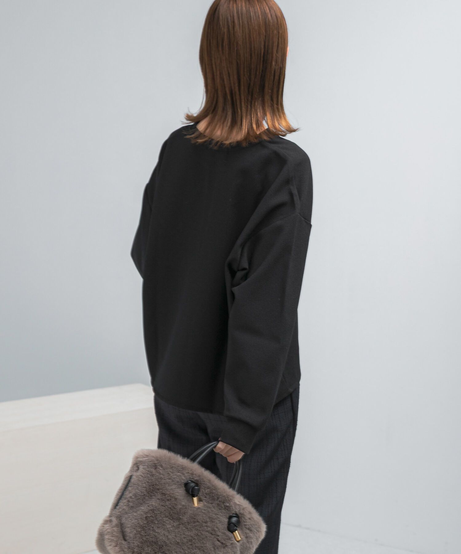 URBAN RESEARCH ROSSO「Vネックジョーゼットプルオーバー」|Tシャツ・カットソー|