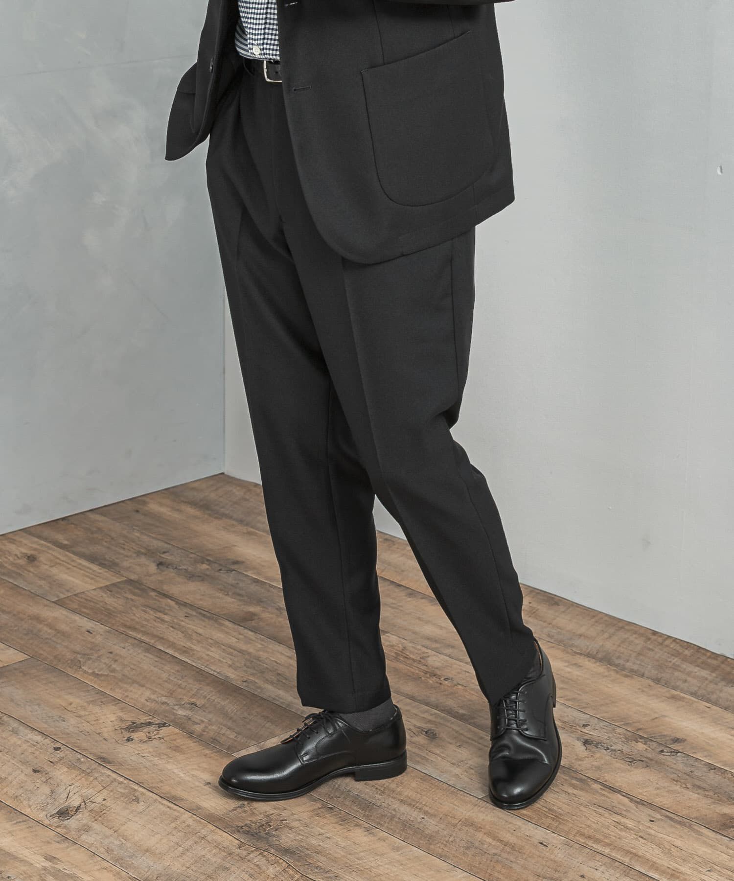 URBAN RESEARCH DOORS「LIFE STYLE TAILOR　ウールライクツイルコンフォータブルパンツ」|スラックス|