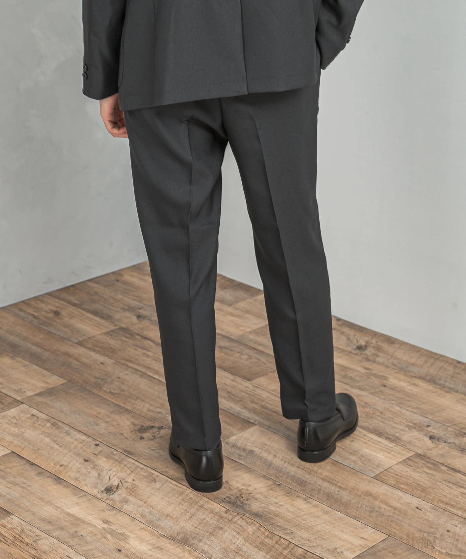 URBAN RESEARCH DOORS「LIFE STYLE TAILOR　ウールライクツイルコンフォータブルパンツ」|スラックス|