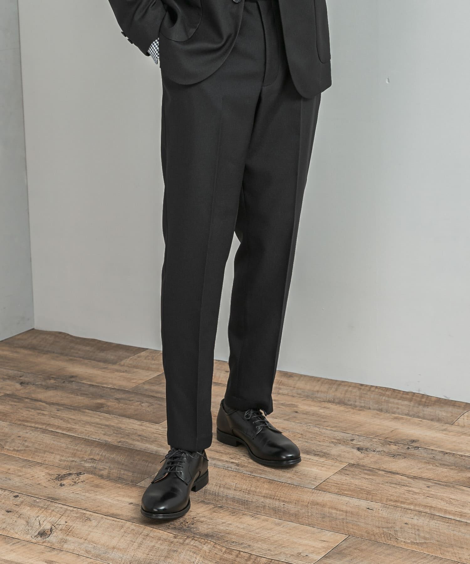 URBAN RESEARCH DOORS「LIFE STYLE TAILOR　ウールライクツイルコンフォータブルパンツ」|スラックス|