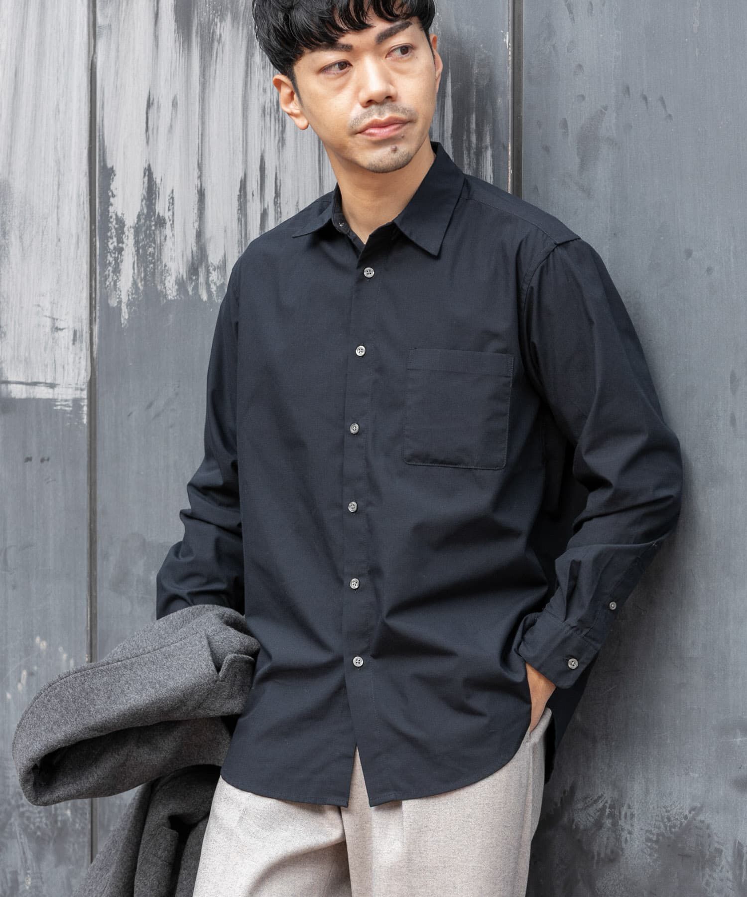 URBAN RESEARCH ROSSO「『抗菌 / 防臭』『XLｻｲｽﾞあり』ｱｰﾊﾞﾝﾘﾗｯｸｽﾌﾞﾛｰﾄﾞﾚ  」|シャツ・ブラウス|ネイビー