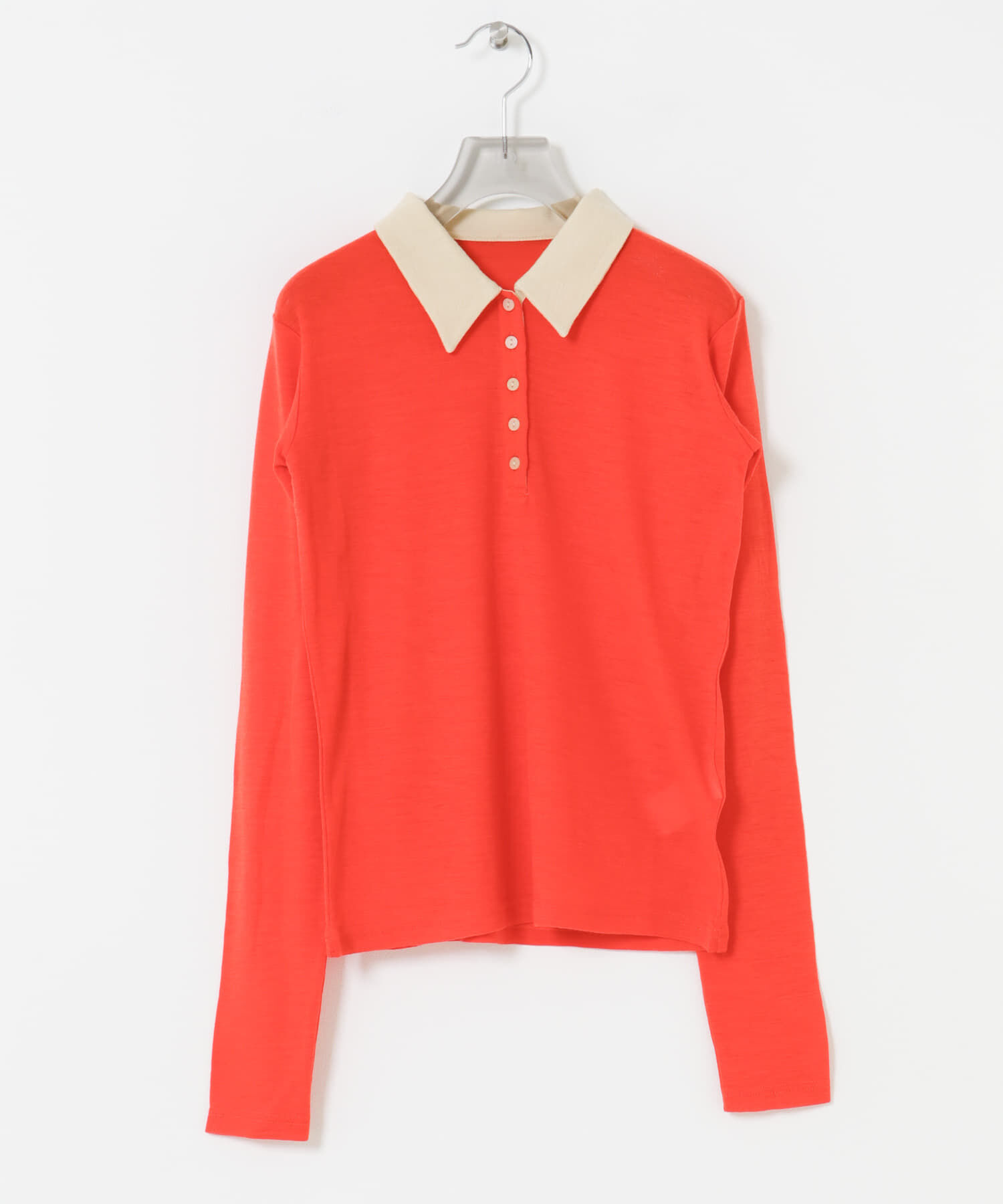 URBAN RESEARCH「ウールジャージーポロ衿トップス」|ニット・セーター|