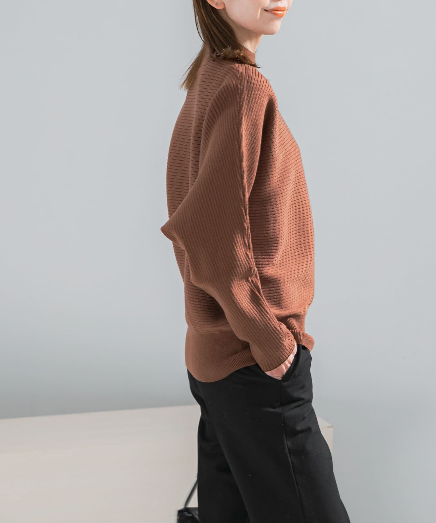 URBAN RESEARCH ROSSO「ウォッシャブルアンチピリングドルマンニット」|ニット・セーター|