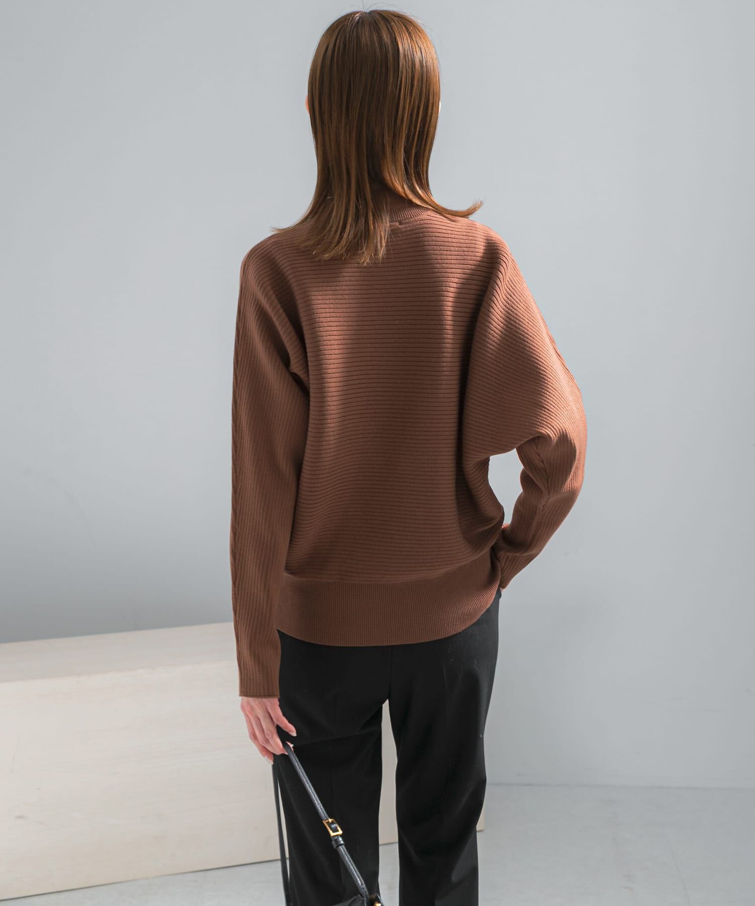 URBAN RESEARCH ROSSO「ウォッシャブルアンチピリングドルマンニット」|ニット・セーター|