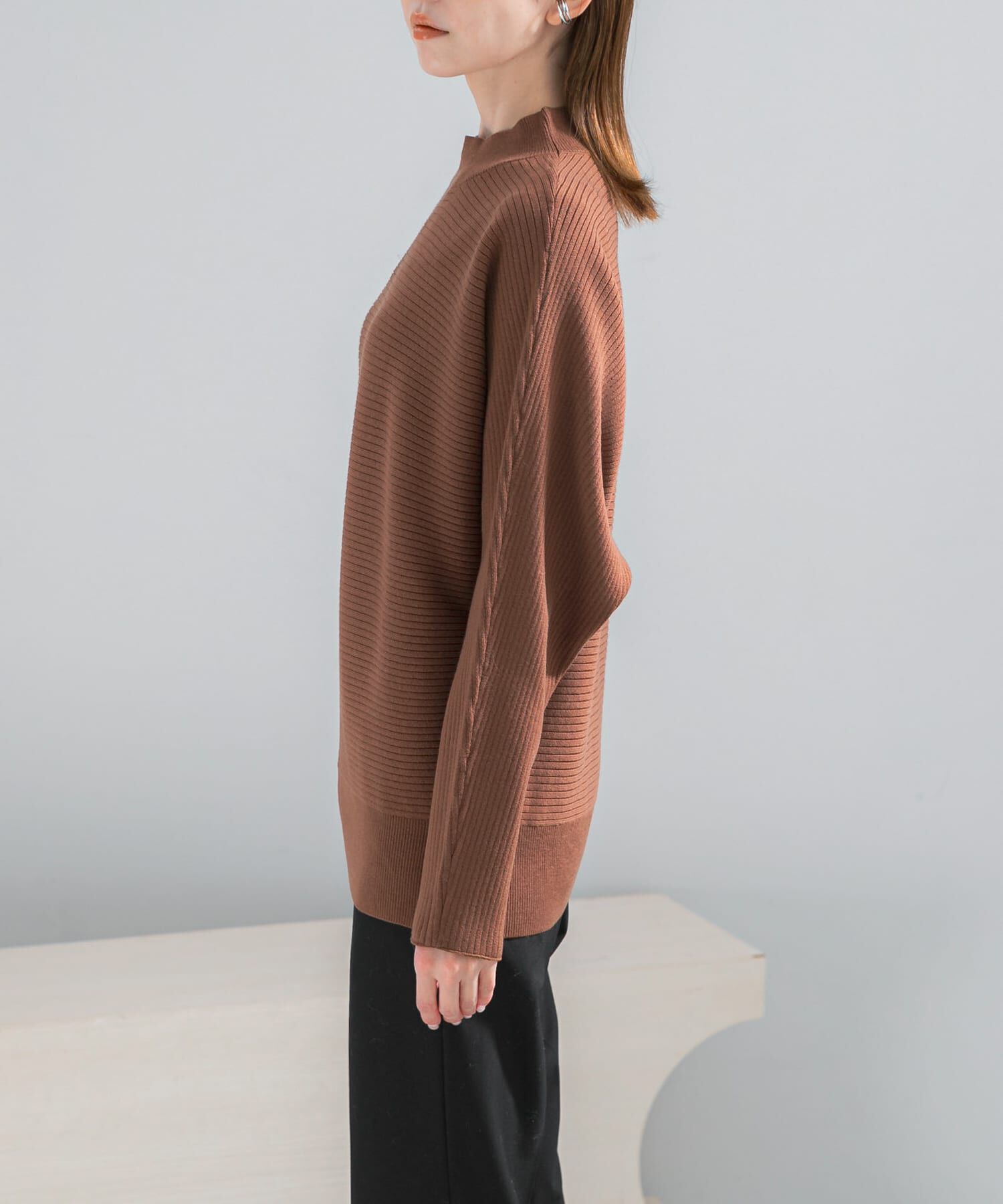 URBAN RESEARCH ROSSO「ウォッシャブルアンチピリングドルマンニット」|ニット・セーター|