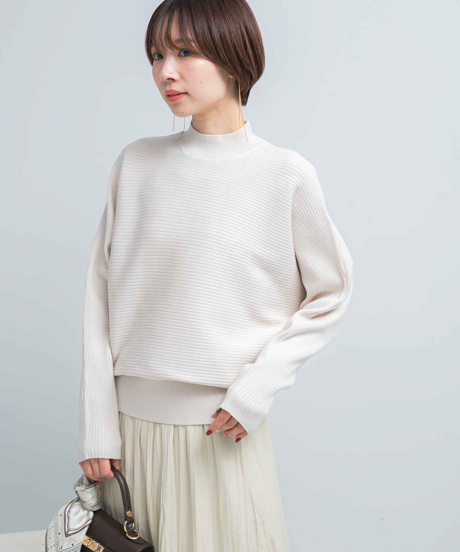 URBAN RESEARCH ROSSO「ウォッシャブルアンチピリングドルマンニット」|ニット・セーター|