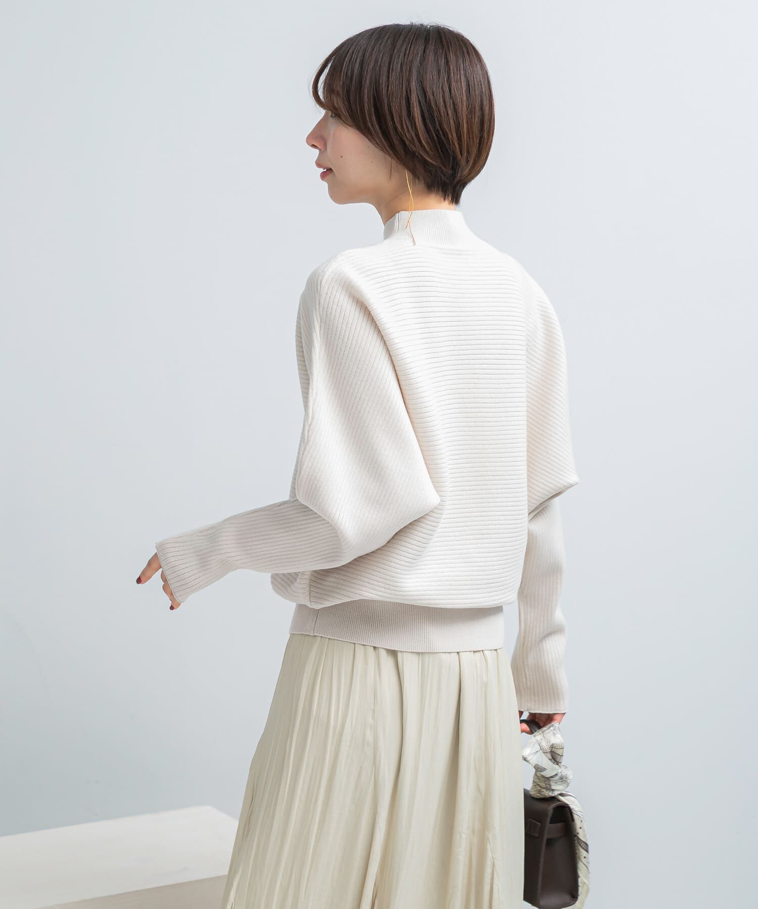 URBAN RESEARCH ROSSO「ウォッシャブルアンチピリングドルマンニット」|ニット・セーター|