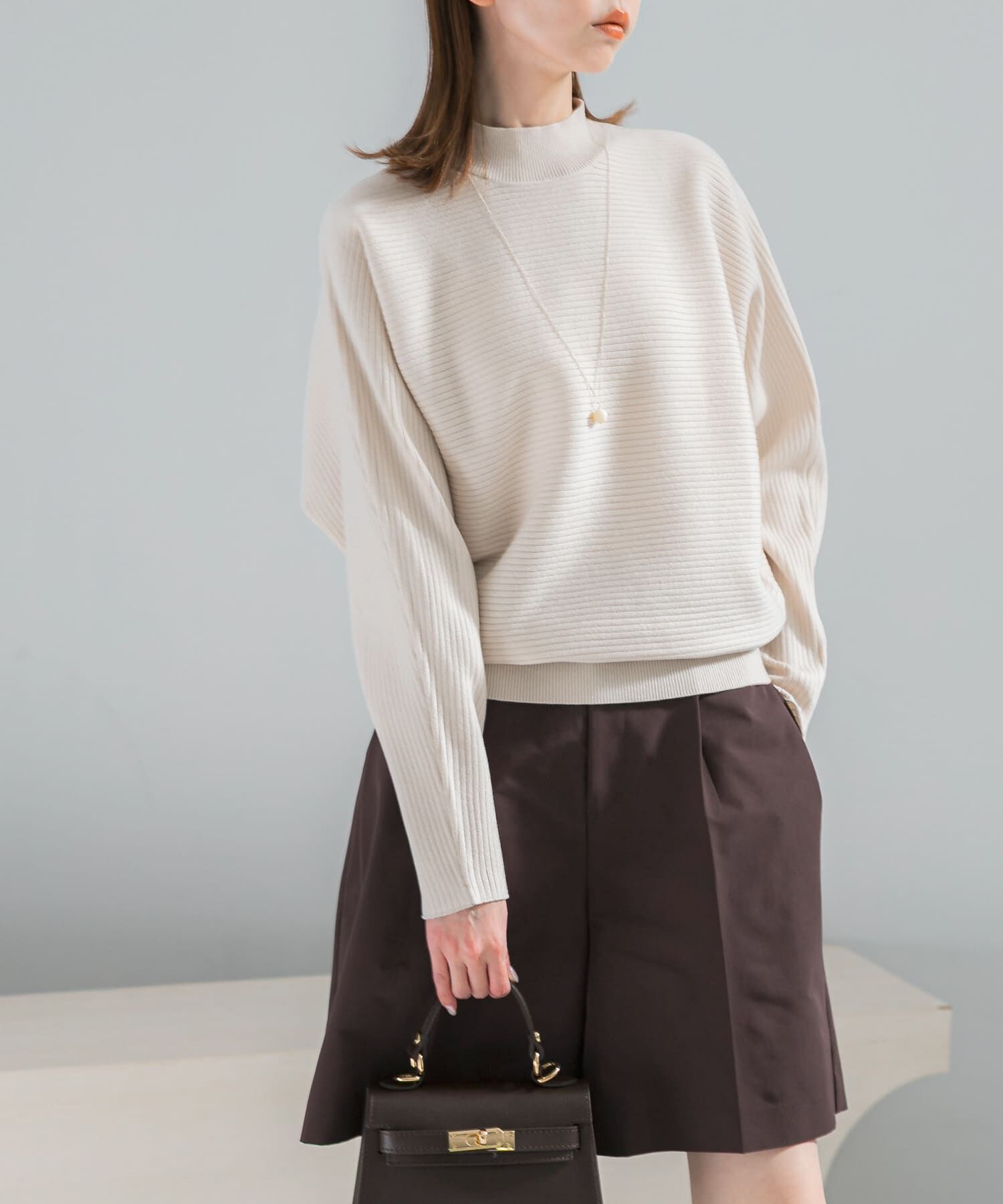 URBAN RESEARCH ROSSO「ウォッシャブルアンチピリングドルマンニット」|ニット・セーター|