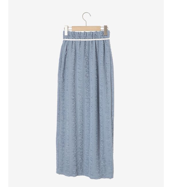 MAJESTICLEGON「配色ラインナロースカート」|スカート|