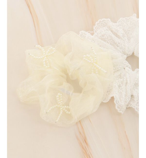 MAJESTICLEGON「シアーボリュームシュシュ」|ヘアゴム・シュシュ|