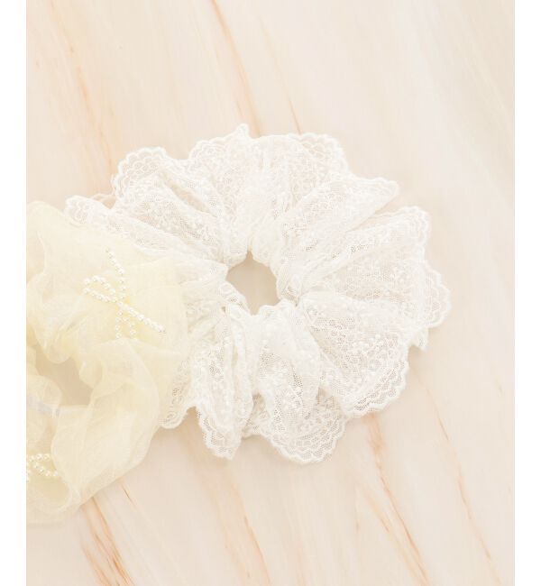 MAJESTICLEGON「シアーボリュームシュシュ」|ヘアゴム・シュシュ|