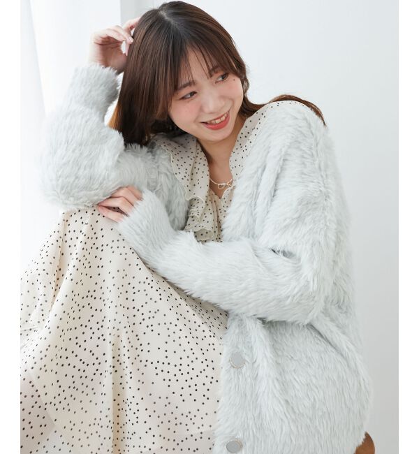 MAJESTICLEGON「エアリーフリルロングワンピース」|ワンピース|