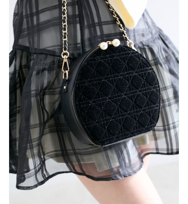  「レディサークルバッグ」|ショルダー・メッセンジャー|ブラック