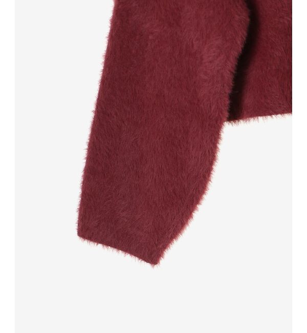  「&infin;ポケット付きフェザークルーカーデ」|カーディガン|