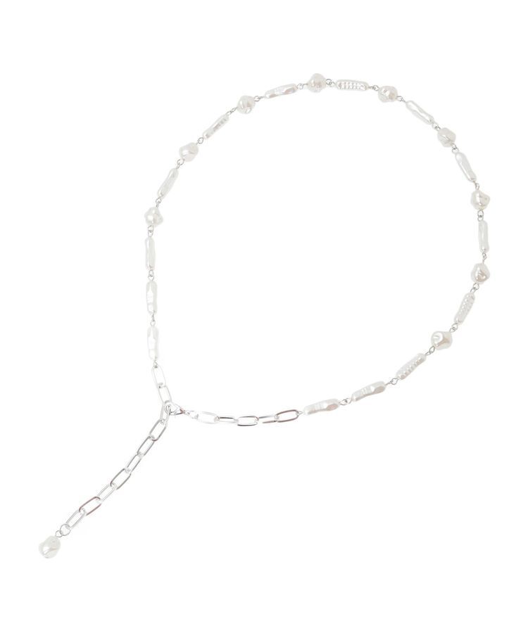 earth music&ecology「アジャスタブルパールMIXネックレス」|ネックレス|
