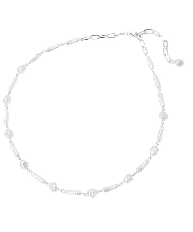 earth music&ecology「アジャスタブルパールMIXネックレス」|ネックレス|