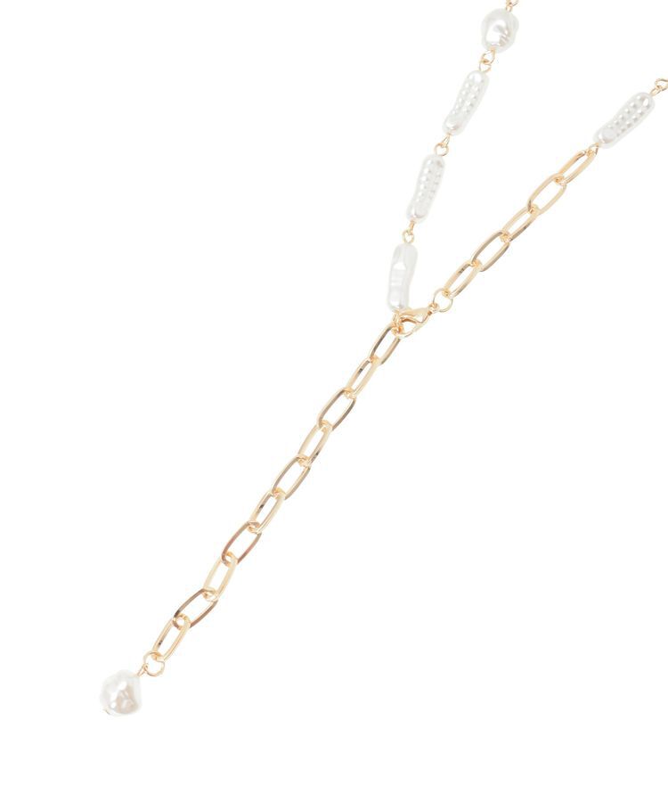 earth music&ecology「アジャスタブルパールMIXネックレス」|ネックレス|