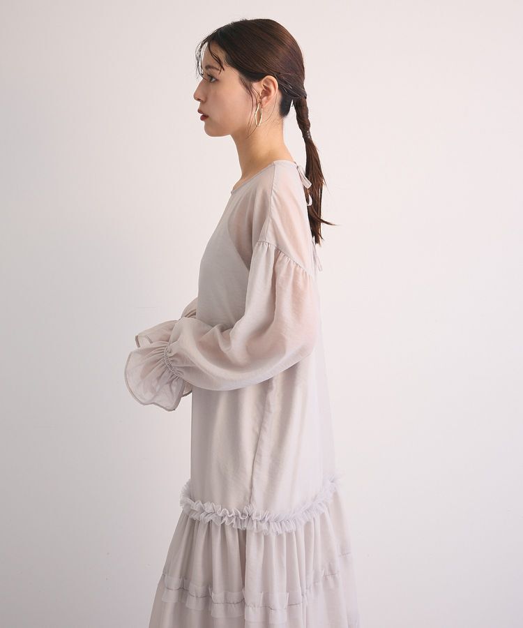 Green Parks「・Railmeオーガンジーワンピース(インナーOP付)」|ワンピース|