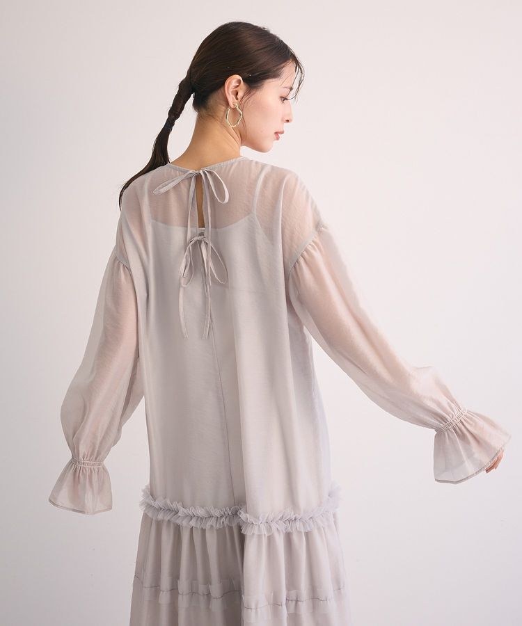 Green Parks「・Railmeオーガンジーワンピース(インナーOP付)」|ワンピース|