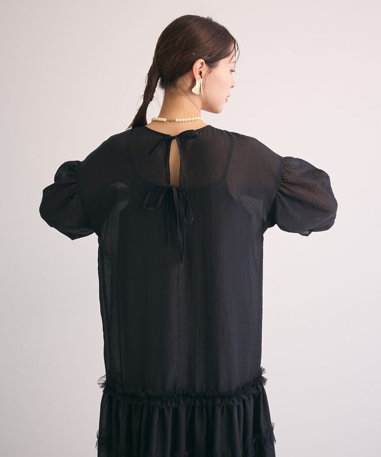 Green Parks「・Railmeオーガンジーワンピース(インナーOP付)」|ワンピース|