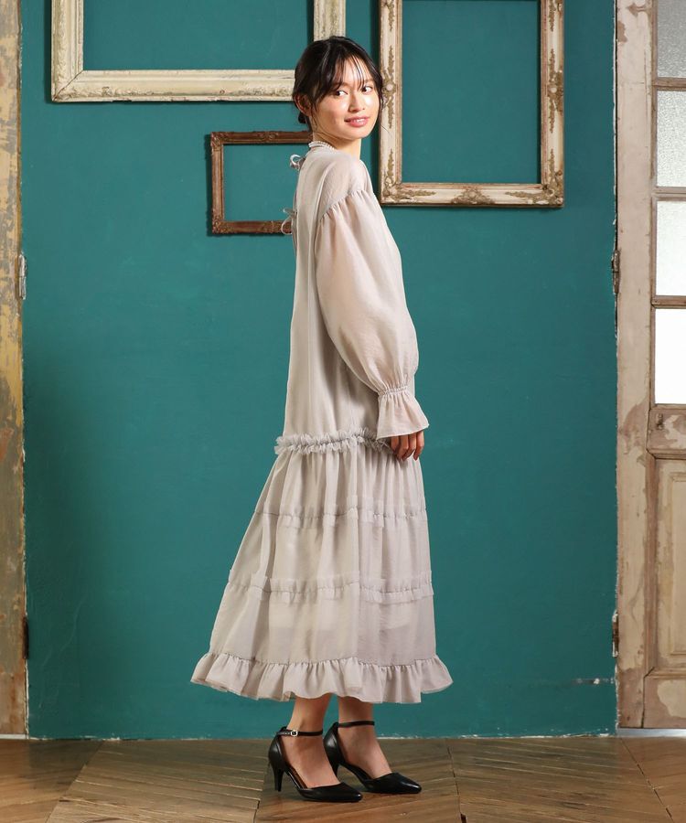 Green Parks「・Railmeオーガンジーワンピース(インナーOP付)」|ワンピース|