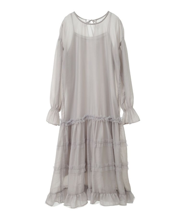 Green Parks「・Railmeオーガンジーワンピース(インナーOP付)」|ワンピース|