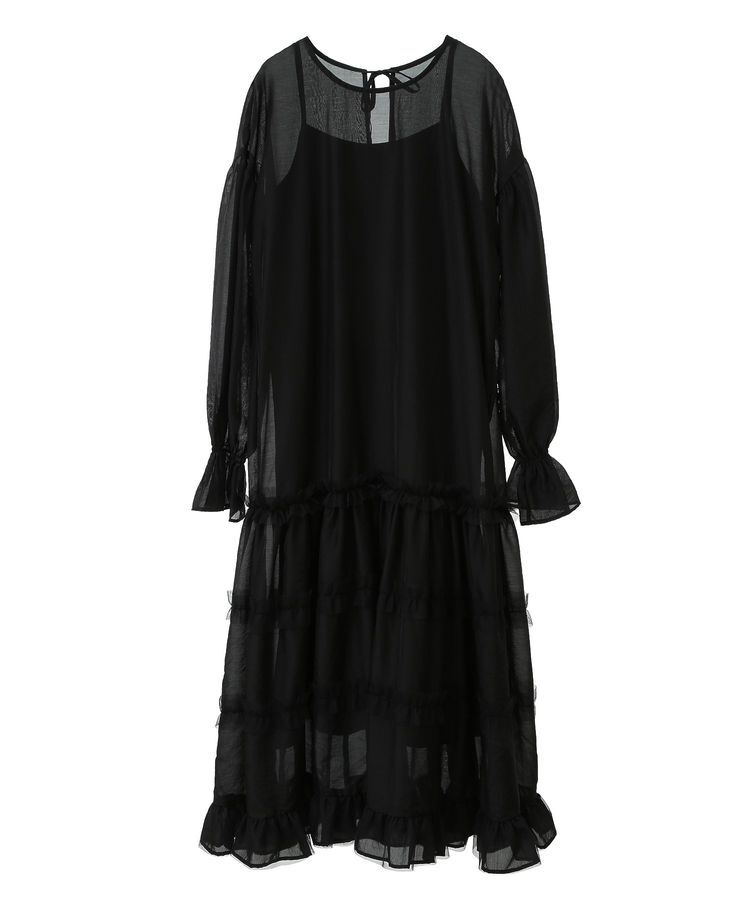 Green Parks「・Railmeオーガンジーワンピース(インナーOP付)」|ワンピース|