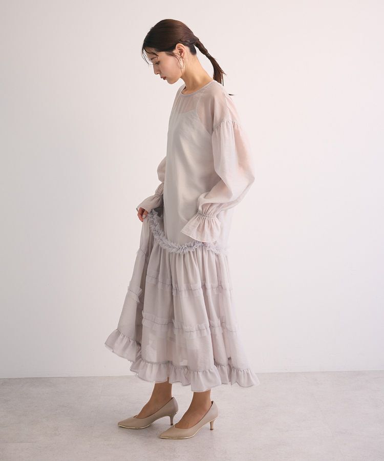 Green Parks「・Railmeオーガンジーワンピース(インナーOP付)」|ワンピース|