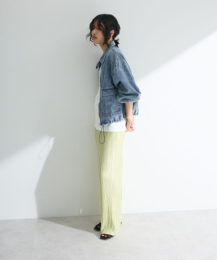 Green Parks「セルフカットウェーブプリーツパンツ」|その他|