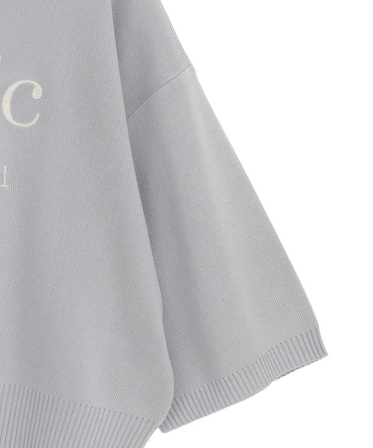 Green Parks「・ELENCARE DUE ロゴ刺繍6分袖ニット」|ニット・セーター|