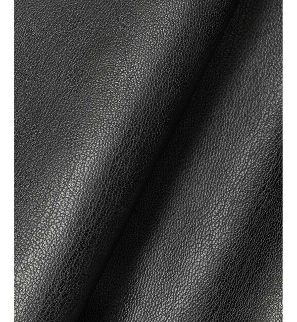 allureville「フェイクレザーフロントシームパンツ」|チノ|