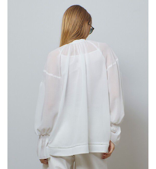 allureville「ソフトオーガンジーブラウス」|シャツ・ブラウス|